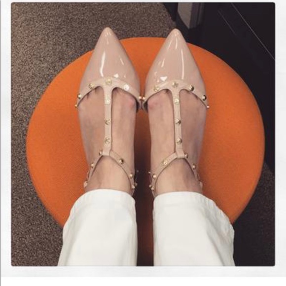 Halogen Shoes - Halogen  Olson Pointy Toe Studded Flats
